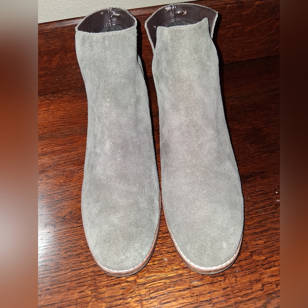 Cole Haan Suede Ankle Boots in Taupe - Picture 2 of 8
